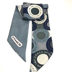Coach Silk Bag Scarf